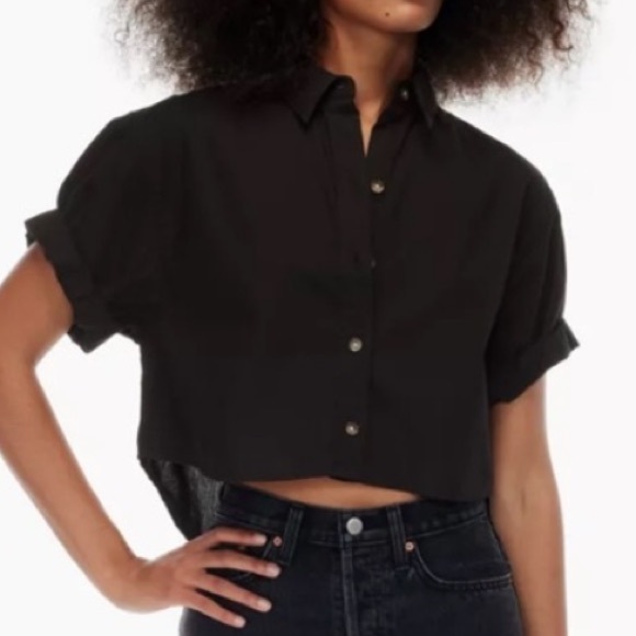 Aritzia‎ Denim Forum JANE cropped top - Picture 9 of 9